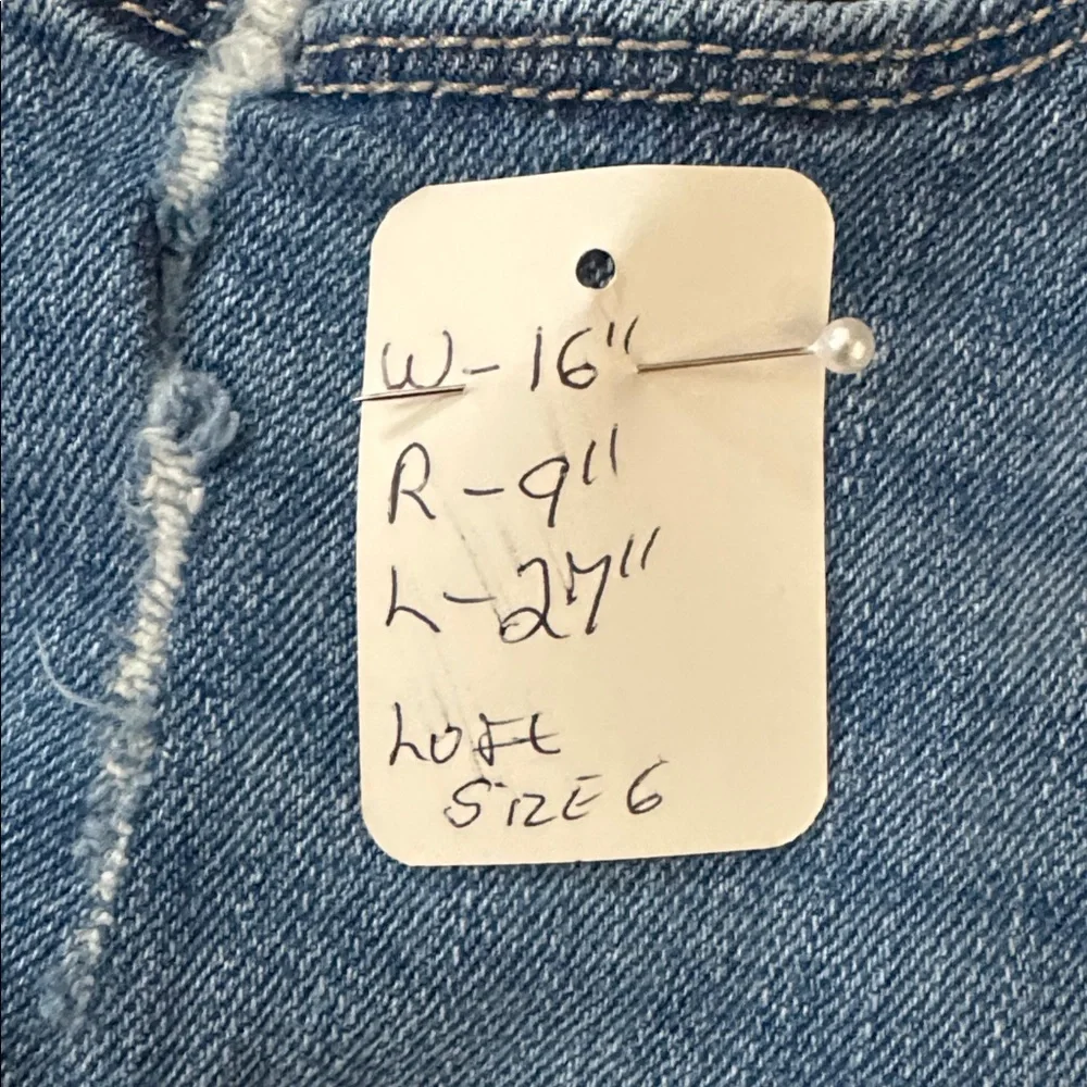 LOFT Modern Denim – Size 6 | Light Wash Straight Leg